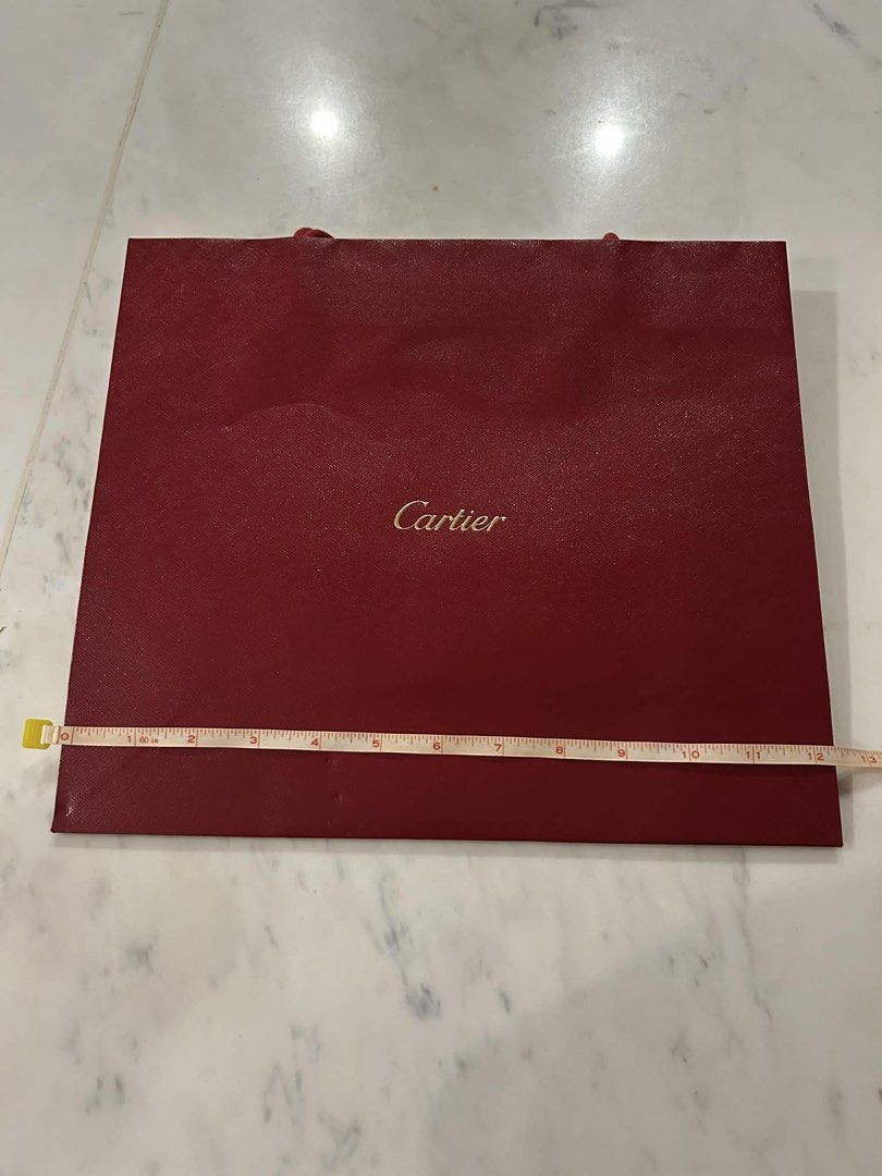 💯authentic Cartier paperbag (Category: Luxury Accessories) located in Quezon City. Submitted by outlet18 (Listing ID 1465033742, Image 1). Description: brandnew will fit Cartier throw pillows.