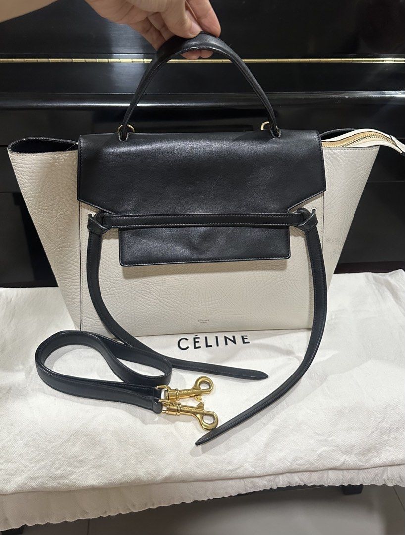 Authentic Celine Belt Bicolor Satchel (Category: Luxury Bags & Wallets) located in Las Pinas. Submitted by marshmallowmax (Listing ID 1465064100, Image 1). Description: Guaranteed Orig/authentic! Excellent used no flaws. With dustbag .