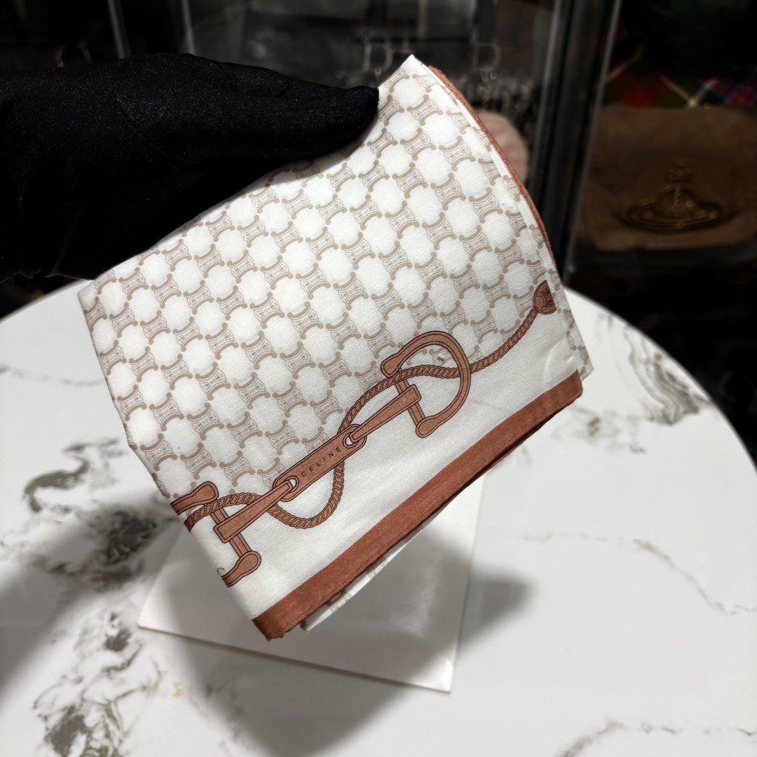 Authentic Celine cotton handkerchief / bandana (Category: Towels, Napkins & Holders) located in Binangonan. Submitted by makoleksyon (Listing ID 1465049740, Image 3). Description: Brand new Bought in Japan Size: 23x23 inches 💯% Authentic Money back guarantee .