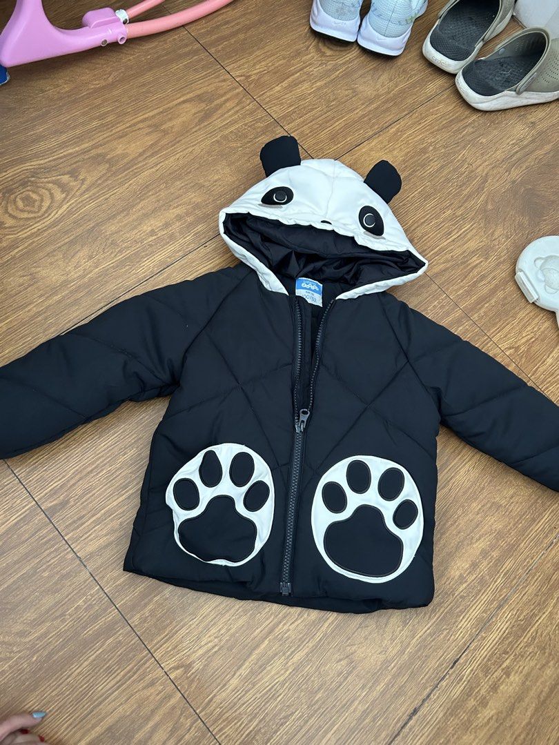 Baleno junior kids puffer panda jacket size 100 (Category: Babies & Kids Fashion) located in Angeles City. Submitted by TheAuthenticcorner2018 (Listing ID 1464985356, Image 1). Description: -no flaws -in good condition .