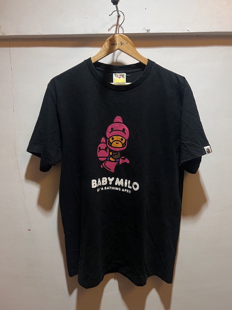 Bape baby milo (Category: Tshirts & Polo Shirts ) located in San Juan, La Union. Submitted by jeggystyle (Listing ID 1465114814, Image 1). Description: Authentic bape Large Baby milo.