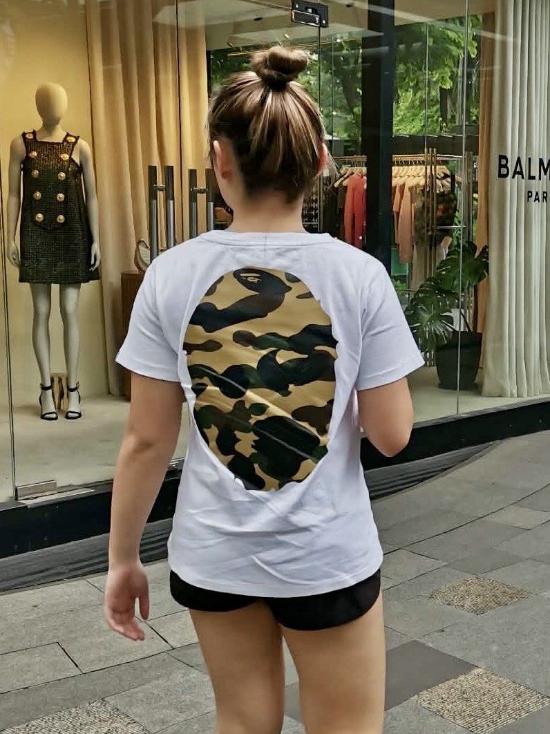 BAPE Shirt 1st Camo (Category: Shirts) located in Manila. Submitted by prelovedbyjana (Listing ID 1464995472, Image 2). Description: Fits s-m No flaws Well taken care of ! Im usually size medium hehe.