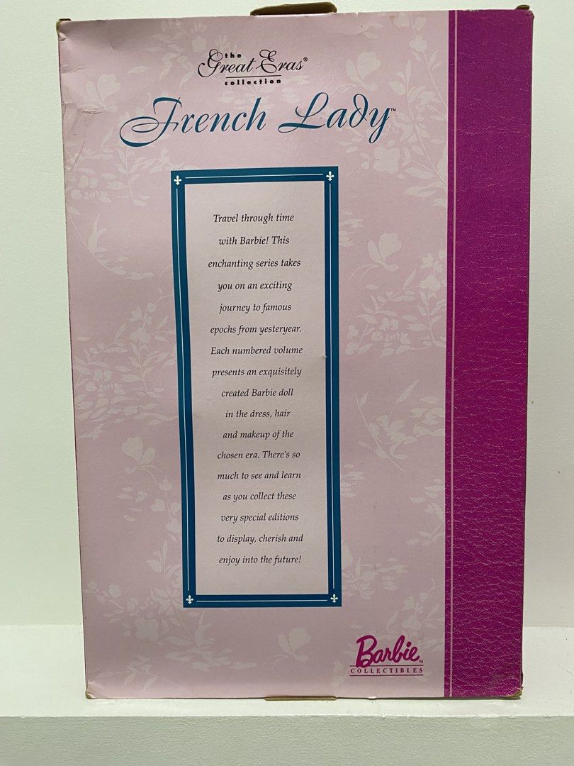Barbie French Lady (Category: Kids Toys) located in Las Pinas. Submitted by sherylandmargaux (Listing ID 1465021738, Image 2). Description: PLEASE READ BEFORE MAKING AN OFFER • Make an offer only if you’re sure and ready to buy. • Serious and reasonable offers only — no lowballers. • Please be respectful and ask all questions before offering. • Prices reflect rarity, purchase cost, taxes, and US shipping/import costs. FIRM OFFER POLICY: Once an o
