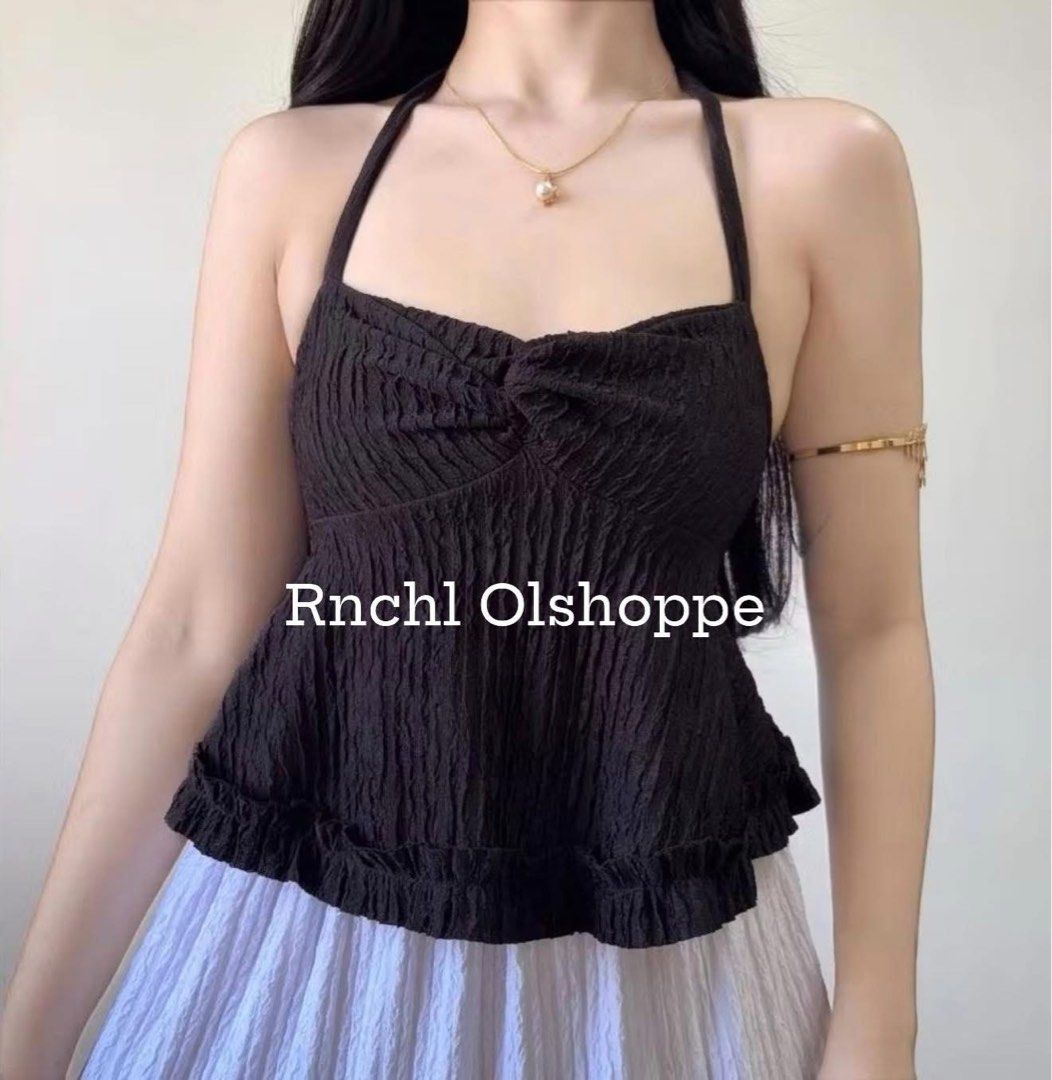 Bark Crepe Top (Category: Sleeveless) located in Davao. Submitted by rnchl_olshoppe (Listing ID 1464986672, Image 2). Description: .