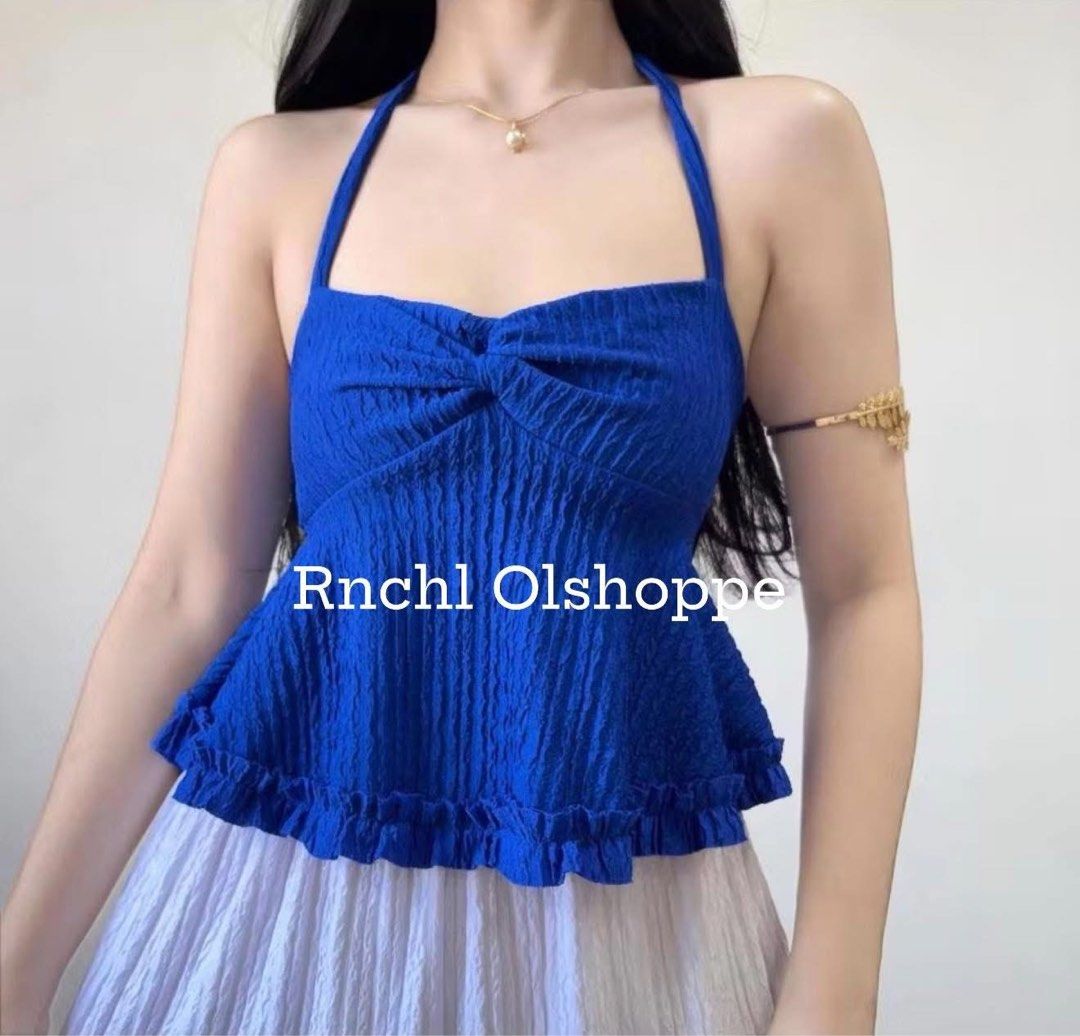 Bark Crepe Top (Category: Sleeveless) located in Davao. Submitted by rnchl_olshoppe (Listing ID 1464986672, Image 3). Description: .