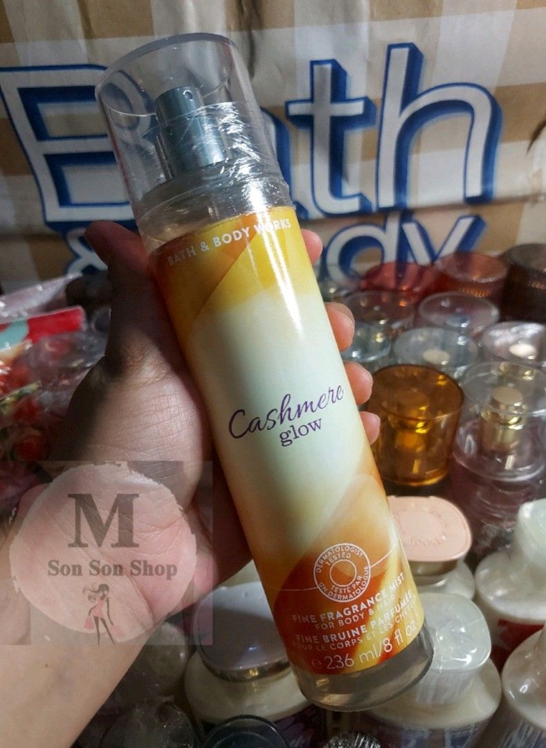 Bbw👉Cashmere Glow👈 (Category: Fragrance & Deodorants) located in Manila. Submitted by msonsonshop (Listing ID 1465102712, Image 1). Description: light-as-air body spray designed for great coverage and effortless scent layering. 🇵🇭On hand from🇨🇦 👉MIST 👉FULL PAYMENT REQUIRED BEFORE SHIPPING 👉FOR PICK OR MEET UP CASH PAYMENT ONLY. ❌️No paper bag inclusion 👉Dont Forget to share your experience by leaving a review and follow my shop thank yo