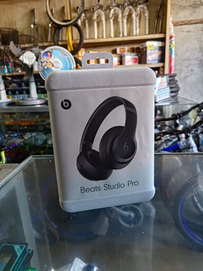 Beats Studio Pro Wireless Noise-Cancelling Headphones Black (Category: Headphones & Headsets) located in Santa Cruz. Submitted by peterganjr (Listing ID 1465042014, Image 1). Description: - Model: Beats Studio Pro Wireless Headphones (Black) - Condition: Brand new, unopened retail box with original Nordstrom price tag attached - Audio Modes: Active Noise Cancelling (ANC) and Transparency mode - Immersive Sound: Personalised Spatial Audio support 