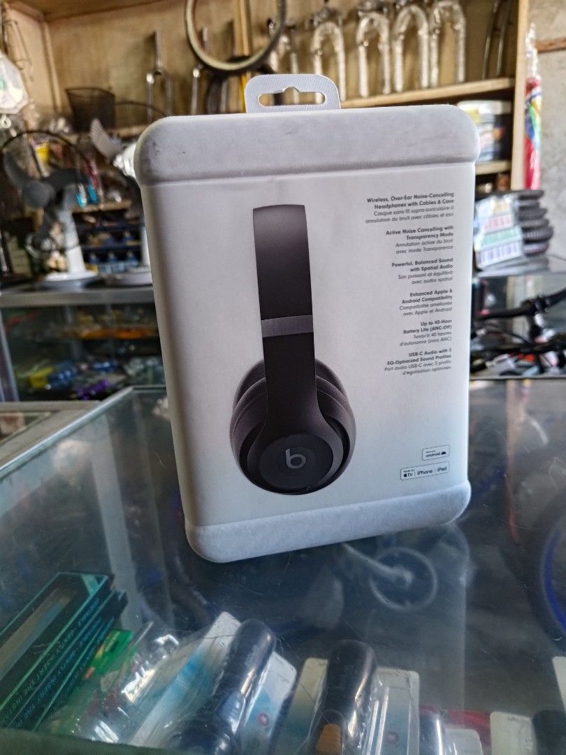 Beats Studio Pro Wireless Noise-Cancelling Headphones Black (Category: Headphones & Headsets) located in Santa Cruz. Submitted by peterganjr (Listing ID 1465042014, Image 2). Description: - Model: Beats Studio Pro Wireless Headphones (Black) - Condition: Brand new, unopened retail box with original Nordstrom price tag attached - Audio Modes: Active Noise Cancelling (ANC) and Transparency mode - Immersive Sound: Personalised Spatial Audio support 
