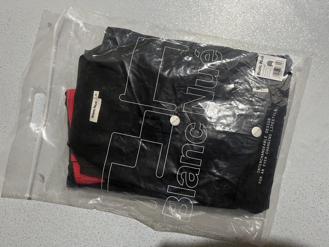 Blanc Nué Black Workwear Utility XL (Category: Coats, Jackets and Outerwear) located in Manila. Submitted by catlover32 (Listing ID 1464981254, Image 1). Description: - Brand: Blanc Nué Rfs: size too big Brand new, never use - Item: Workwear Jacket - Color: Black - Size: Extra Large (XL) L-26, W-25 - Condition: Brand new, still sealed in original branded plastic packaging with store tag attached - Original Retail Price: PHP 2,399.00 - Fulfillment