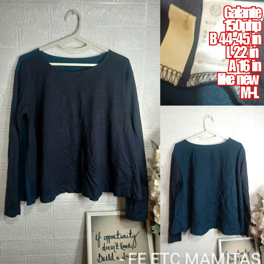 Blue green top ML (Category: Longsleeves) located in Santa Maria. Submitted by usbrands1987 (Listing ID 1465112890, Image 1). Description: .
