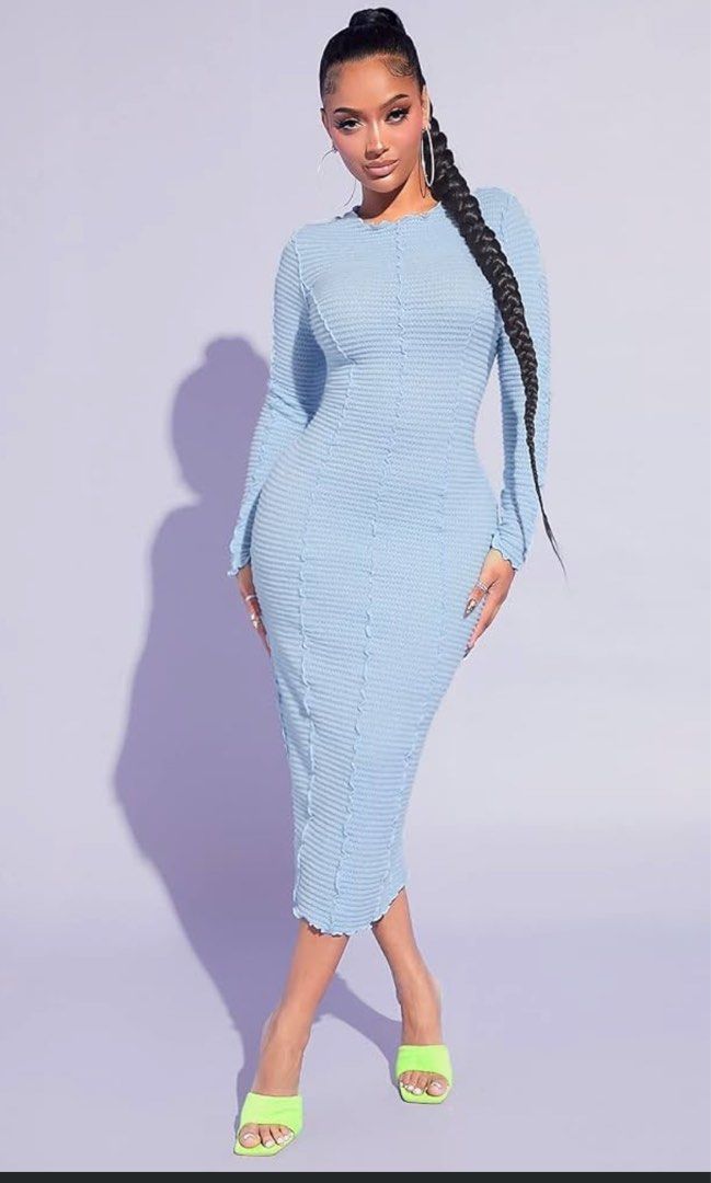 Blue Shein Dress (Category: Dresses) located in Quezon City. Submitted by trishamaeg (Listing ID 1464993086, Image 2). Description: .