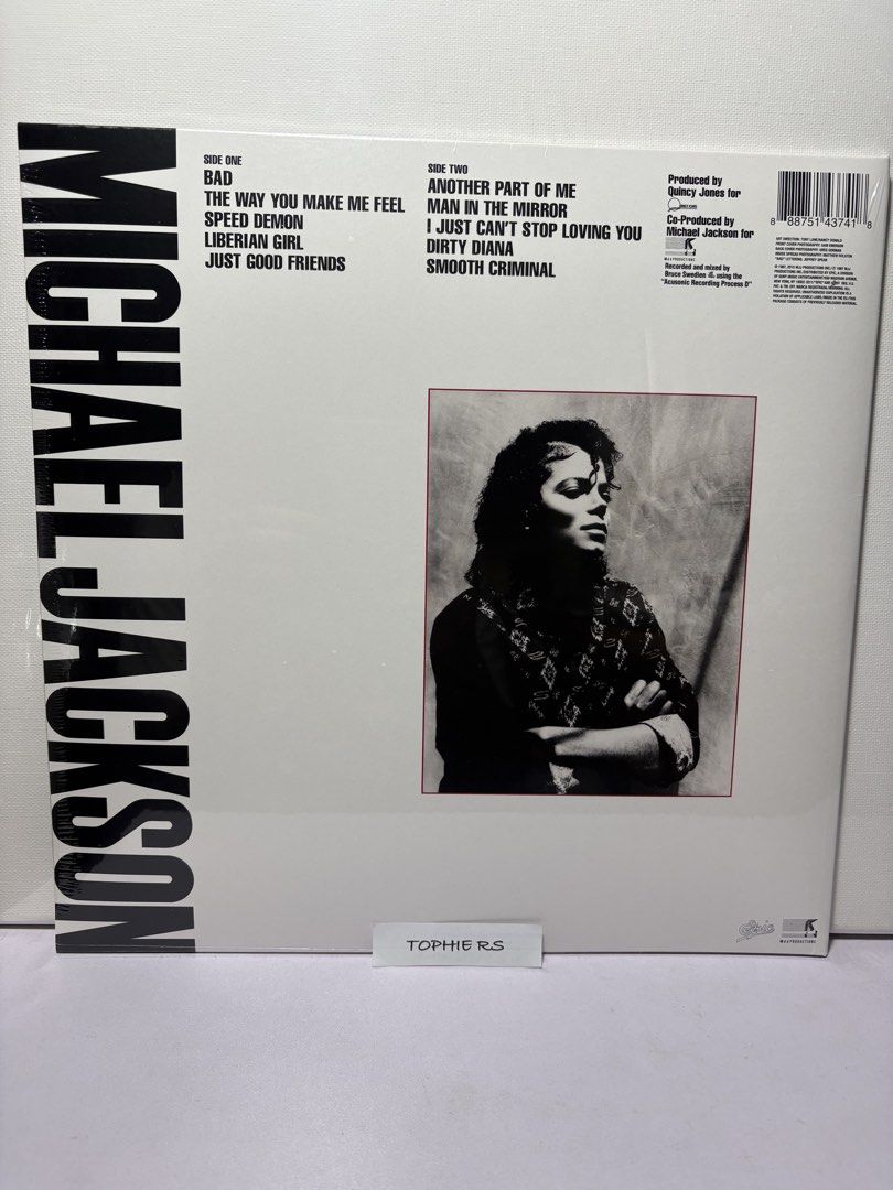 BNEW Michael Jackson BAD Vinyl LP (Category: Vinyls) located in Las Pinas. Submitted by astro_20 (Listing ID 1465055612, Image 2). Description: MICHAEL JACKSON - BAD Vinyl LP Brand New / SEALED Vinyl Actual Photos Posted Vinyl Will Ship In A Vinyl Box, Rest Assured It will be delivered Securely! Php2,000 (net) price fixed no haggling pls Actual Photos Posted Item Loc: Las Pinas City Buyer Books for Grab or Lalamove Meet-Ups: Glorietta Makati On S