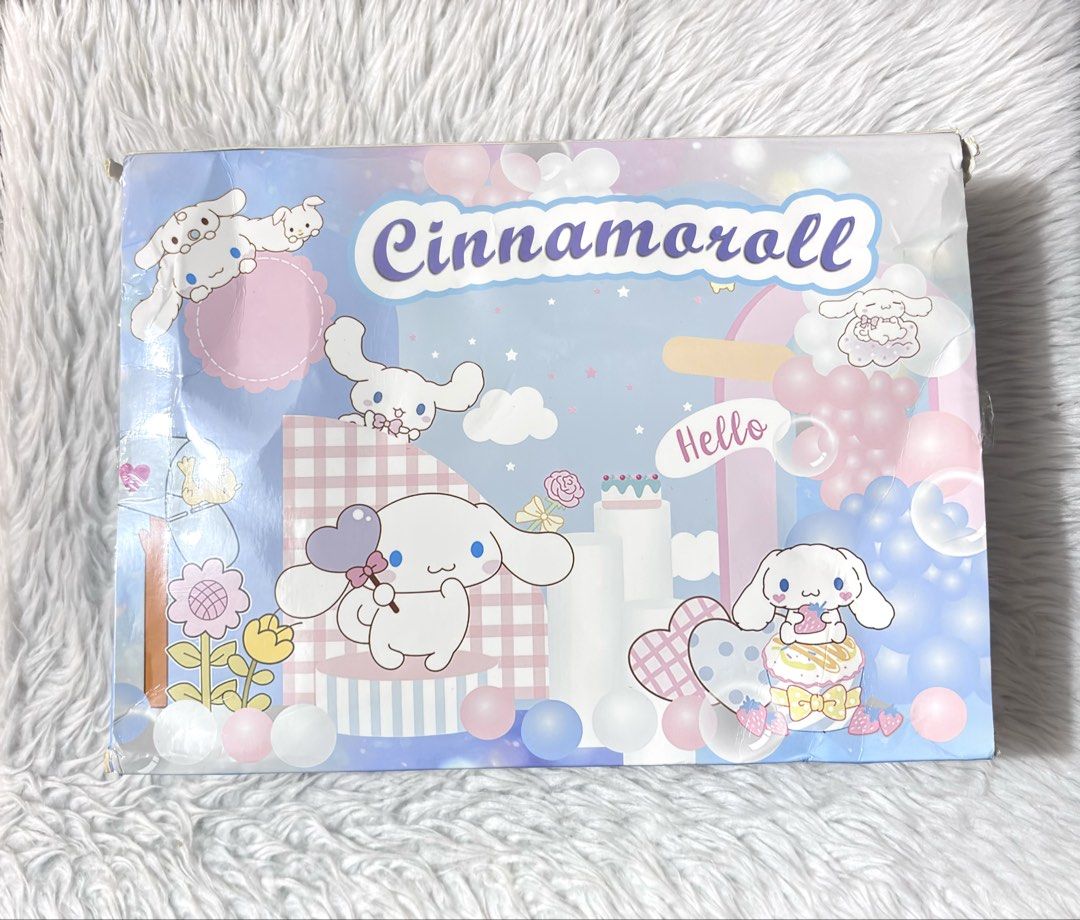Brandnew Cinnamoroll Set (Category: Other Stationery & Craft) located in Paranaque City. Submitted by dalle_closet (Listing ID 1464991270, Image 2). Description: new pa may gusot lang ang box 1st pic is reference only .
