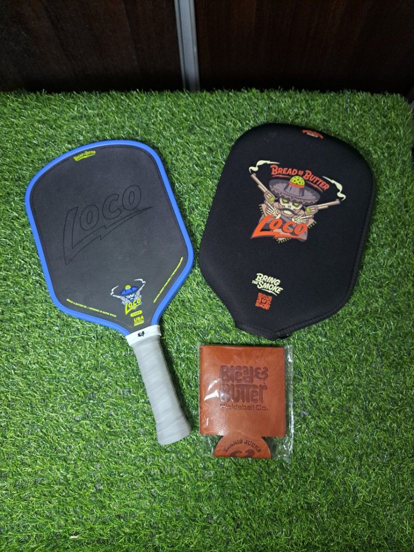 Bread & Butter Loco Azul (Category: Racket and Ball Sports) located in Binan City. Submitted by aandakicksph (Listing ID 1464994989, Image 1). Description: ❗️Bread & Butter Loco Azul ❗️ 🟢 Used for 2x OP only 🟢 with Overgrip since day 1 💰 PHP 7,999 + sf only FROM 10,500 FIRST TO PAY GETS IT 📩 Send us a direct message for orders/inquiries. We ship nationwide via lalamove / LBC.