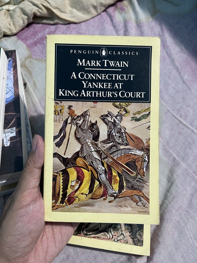 [Bundle] Penguin Classics: Mark Twain and John Bunyan (Category: Storybooks) located in Bulacan. Submitted by keen72811 (Listing ID 1465100013, Image 1). Description: - Set of 2 classic Penguin Classics paperbacks - Includes: A Connecticut Yankee at King Arthur's Court (Mark Twain) and The Pilgrim's Progress (John Bunyan) - Condition: Pages have natural age tanning; covers have minor wear around edges - Selling both together as a bundle - Perfect