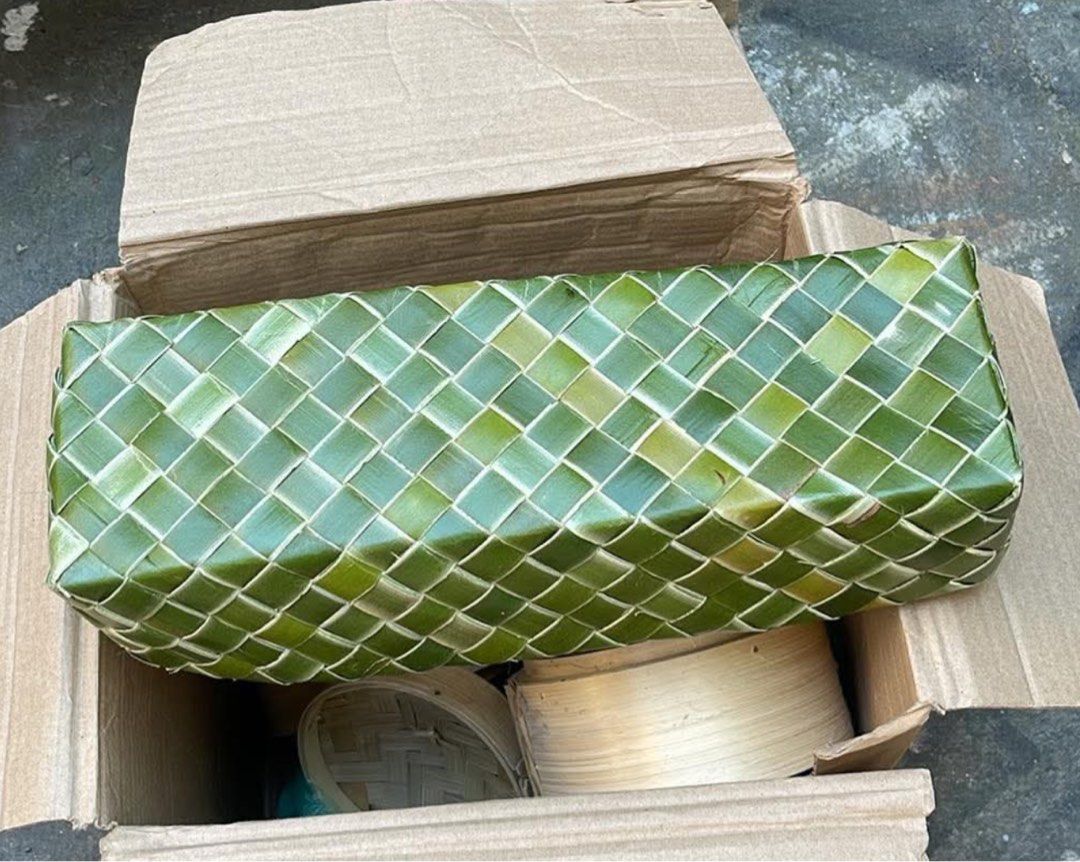 Buri box tampipi (Category: Storage Boxes & Baskets) located in Quezon City. Submitted by lebasi0704 (Listing ID 1465013091, Image 1). Description: Buri box 7x3x2 3 pcs available 70 each.