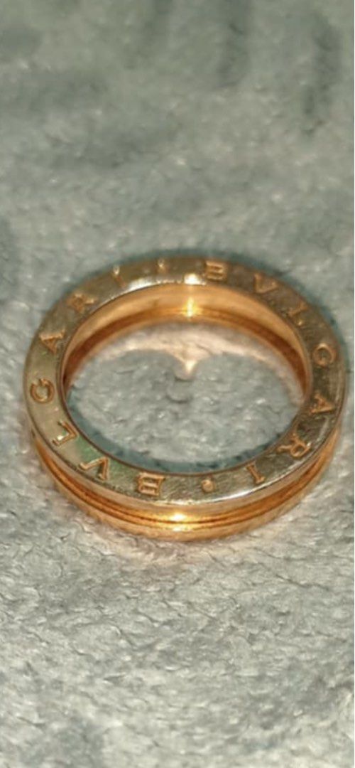 Bvlgari B.zero1 Rose Gold Ring (Category: Rings) located in Bacolod City. Submitted by chuchaystuffs (Listing ID 1465021911, Image 1). Description: - Brand: Bvlgari (B.zero1 Collection) - Material: 18k Rose Gold - Design: Classic multi-band spiral with ribbed profile - Details: Signature BVLGARI logo engraved along the rim - Condition: Excellent / Well-maintained - Style: Timeless luxury, versatile for daily wear or special events - Mode of Payme