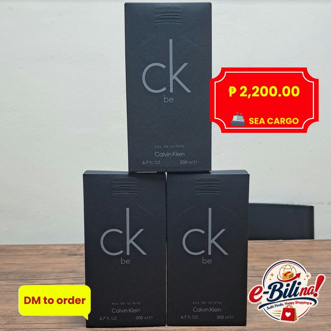 Calvin Klein CK Be Eau de Toilette 200ml (Category: Fragrance & Deodorants) located in Mexico. Submitted by ebili.na (Listing ID 1465010068, Image 1). Description: • 🖤 Scent profile: Refreshing green mint, clean lavender, and warm, sensual white musk. • 📸 Visual: Iconic minimalist matte-black flask bottle against a raw, urban concrete background. • 📏 Size: 200ml • 🛡️ Authenticity: 100% Original • 📅 ETA: End of December 2026.