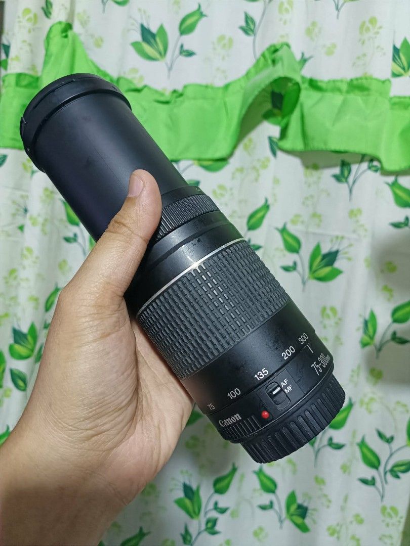 Canon 75-300mm zoom (Category: Lens & Kits) located in Caloocan City. Submitted by mr.carlo_dslr_laptop (Listing ID 1465060410, Image 3). Description: Canon 75-300mm F4-5.6 Telephoto Zoom Lens for EF EFS Bodies - Monumento Caloocan city Meet up - SM Grand Central mall We ship LBC SHIPPING COP COD 8K Cash only Unit for Sale 8k Cash 8,000 Pesos Good Condition No issue No Flaws Goods Plug N Play +2k adapter efm +3k adapter R Series.