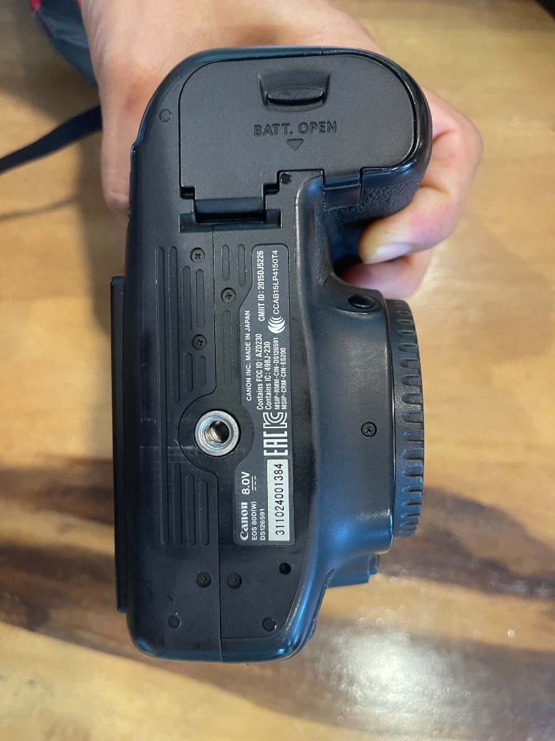 Canon EOS 80D DSLR (Body Only) (Category: Cameras) located in Caloocan City. Submitted by oliveestr95391 (Listing ID 1465113034, Image 2). Description: Details: Brand/Model: Canon EOS 80D Type: 24.2MP APS-C DSLR Condition: Second hand - 100% good working condition Key Features: ✓ 24.2MP CMOS Sensor - crisp photos ✓ Dual Pixel CMOS AF - fast & accurate for photo + video ✓ Full HD 1080p 60fps Video with mic/headphone jack ✓ 45-point All Cross-type 