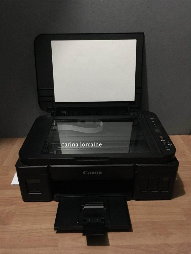 CANON G2010 3in1 Printer (Category: Printers, Scanners & Copiers) located in Manila. Submitted by kgonzales.2nd (Listing ID 1465019696, Image 2). Description: CANON G2010 3in1 Printer ✅ Print ( Short, A4, Long ) ✅ Photocopy ( Short & A4 ) ✅ Scan ( Short & A4 ) ✅ Borderless Printing ✅ Dye Ink ✅ Continuous Ink Can be used to : ✅ Plain Papers ✅ Photopaper ✅ Sticker Paper ✅ Inkjet Paper No issue, Test all you want! ✅ Pick up and/or lalamove. ₱3,000.