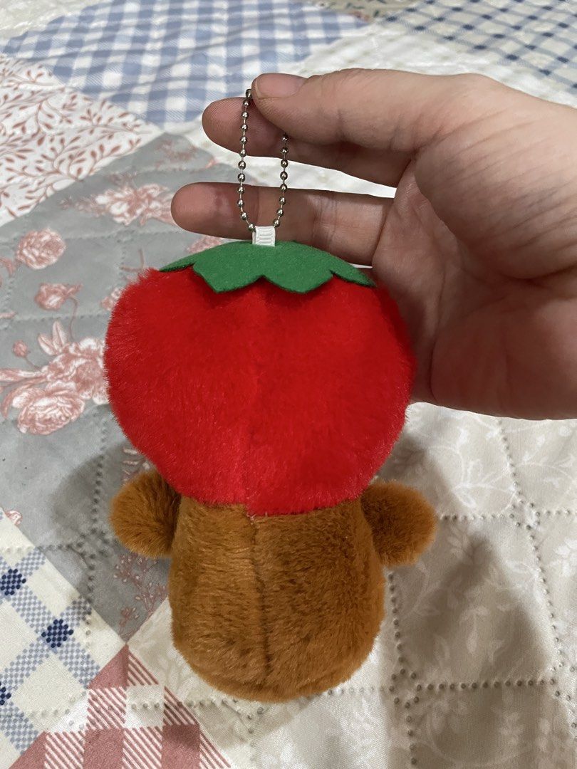 Capybara plush bag charm tomato 🍅 (Category: Plushies & Soft Toys) located in Quezon City. Submitted by sylviafindsph (Listing ID 1464992275, Image 2). Description: 🍅lightly used 🍅on hand, Ship via lalamove or jnt 🍅NO COD , item must be fully paid before pick up 🍅you may read reviews for seller authenticity Reminders: 📎 Please manage your expectations for used/vintage items. 📎 Prices listed are final. However we offer additional discount o
