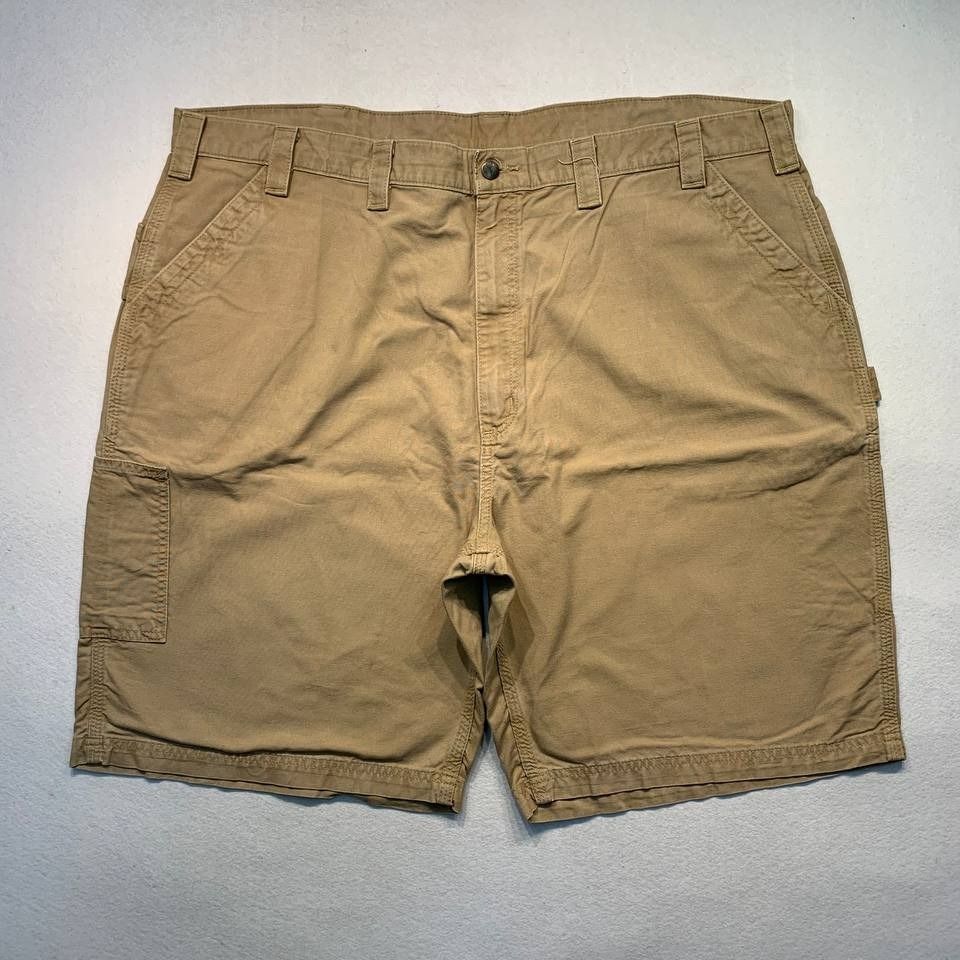 Carhartt B147 DKH Brown Shorts (Category: Shorts) located in Mandaluyong City. Submitted by theroom501 (Listing ID 1465109771, Image 2). Description: Carhartt B147 DKH Brown Shorts Style Code: B147 DKH Size on Tag: 46 Color: Brown Condition: Good pre-owned condition with visible signs of previous use. Flaws/Issues: Flat Lay Measurements: Pit to Pit: 46 inches Length: 23 inches Leegopening Length: 14 inches Price: 2500.