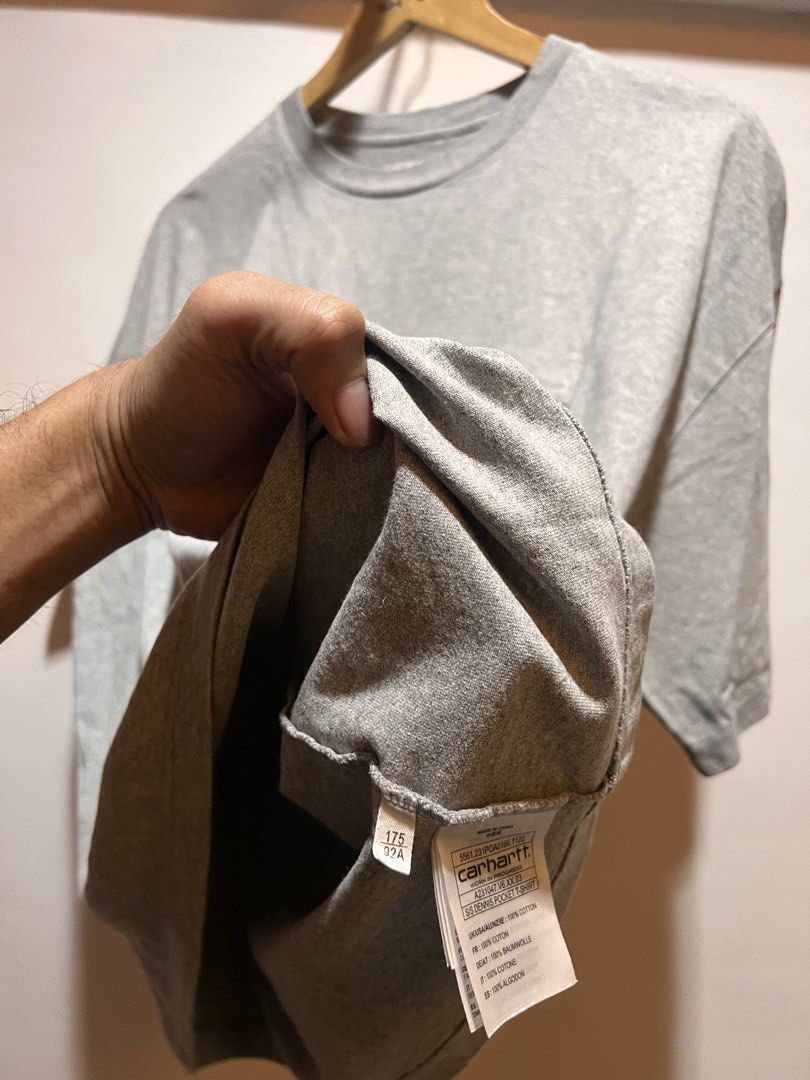 Carhartt boxy pocket script (Category: Tshirts & Polo Shirts ) located in San Juan, La Union. Submitted by jeggystyle (Listing ID 1465110444, Image 2). Description: Fits large boxy Script pocket tee.
