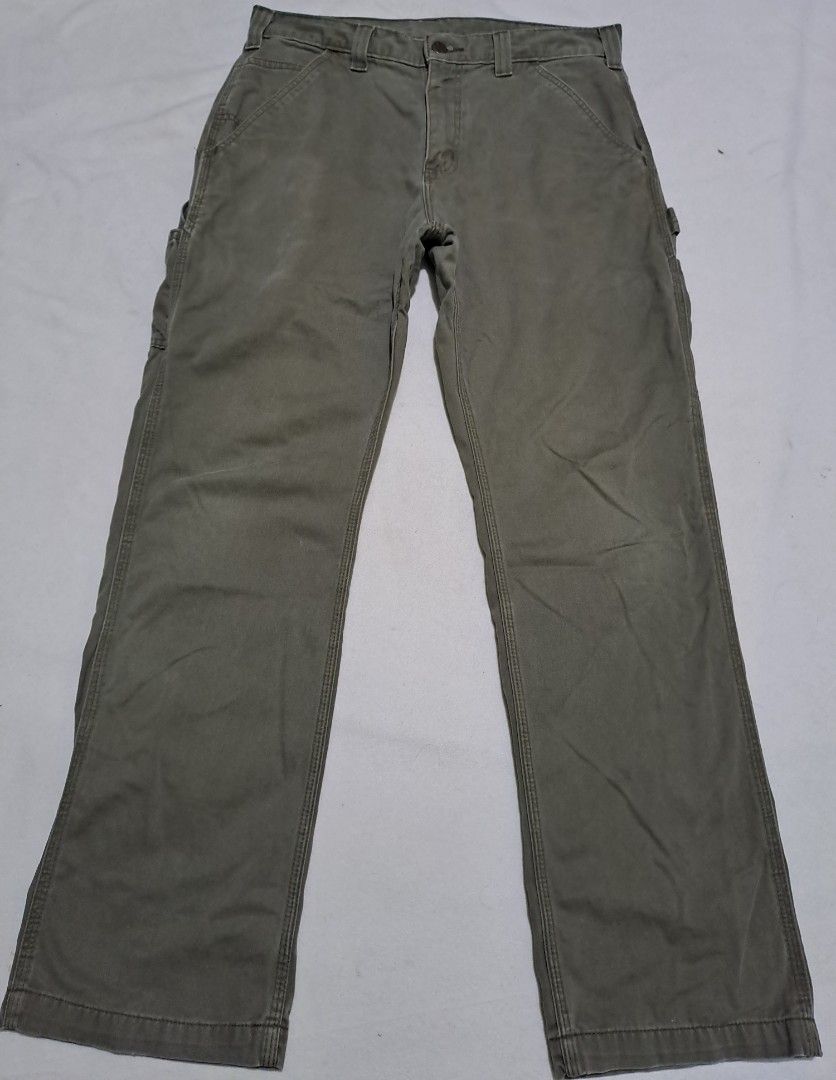 Carhartt Olive Green Carpenter Pants (Category: Trousers) located in Baguio. Submitted by che1224 (Listing ID 1465055478, Image 2). Description: Carhartt Olive Green Carpenter Pants.