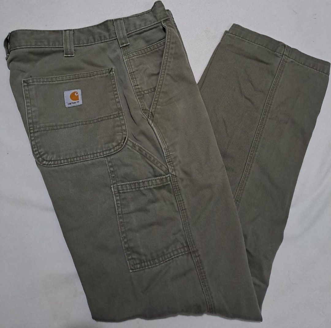 Carhartt Olive Green Carpenter Pants (Category: Trousers) located in Baguio. Submitted by che1224 (Listing ID 1465055478, Image 1). Description: Carhartt Olive Green Carpenter Pants.