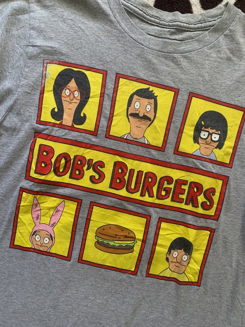 Cartoon Graphic Tee (Category: Tshirts & Polo Shirts ) located in Kabacan. Submitted by nevr_outofstyle (Listing ID 1465078926, Image 2). Description: Bob’s Burgers Cartoon Graphic Tee 📐 Details W- 18” L- 27.5” issue: print fade MOP: Gcash 🚚 J&T Buyer will shoulder delivery fee.