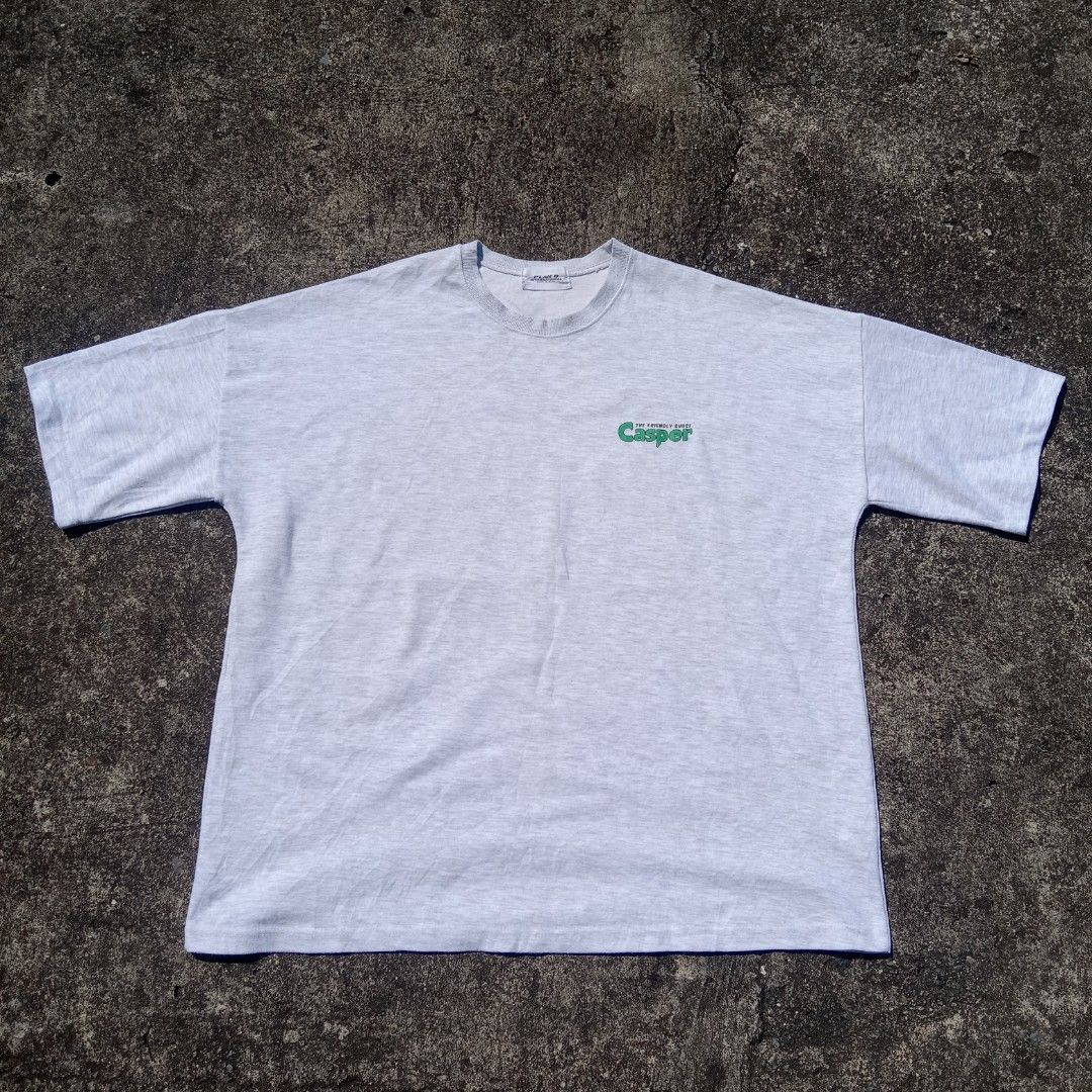 CASPER TEE (Category: Tshirts & Polo Shirts ) located in Davao. Submitted by marley_selection (Listing ID 1465021611, Image 1). Description: casper tee - width 25 length 28.5 large to xl excellent 150 + sf💸 - matina crossing, davao city can ship nationwide📦✈️.