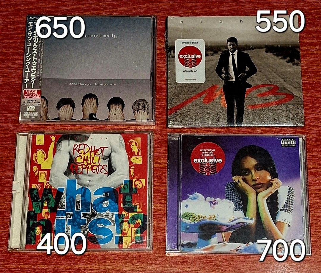Cd album (Category: CDs & DVDs) located in Caloocan City. Submitted by collectionsitems (Listing ID 1465094059, Image 1). Description: Welcome to our shop KEY NECTION A DISCTION MUSIC AND VIDEO STORE! 👝Posted items are on hand. 💿🎧🎵💽🎷📽🎥 CD'S / DVD's Books & VINYL are all imported made in uk our local opm album and original in mint to nearmint & unsealead sealed brand new 🛒Pls add to cart to check stocks availability. 💵We sell quality pro