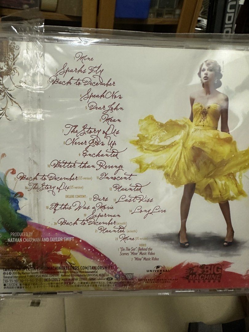 CD DVD Taylor Swift Speake Now (Category: CDs & DVDs) located in Rodriguez. Submitted by pwestoonlinestore (Listing ID 1465009630, Image 2). Description: .