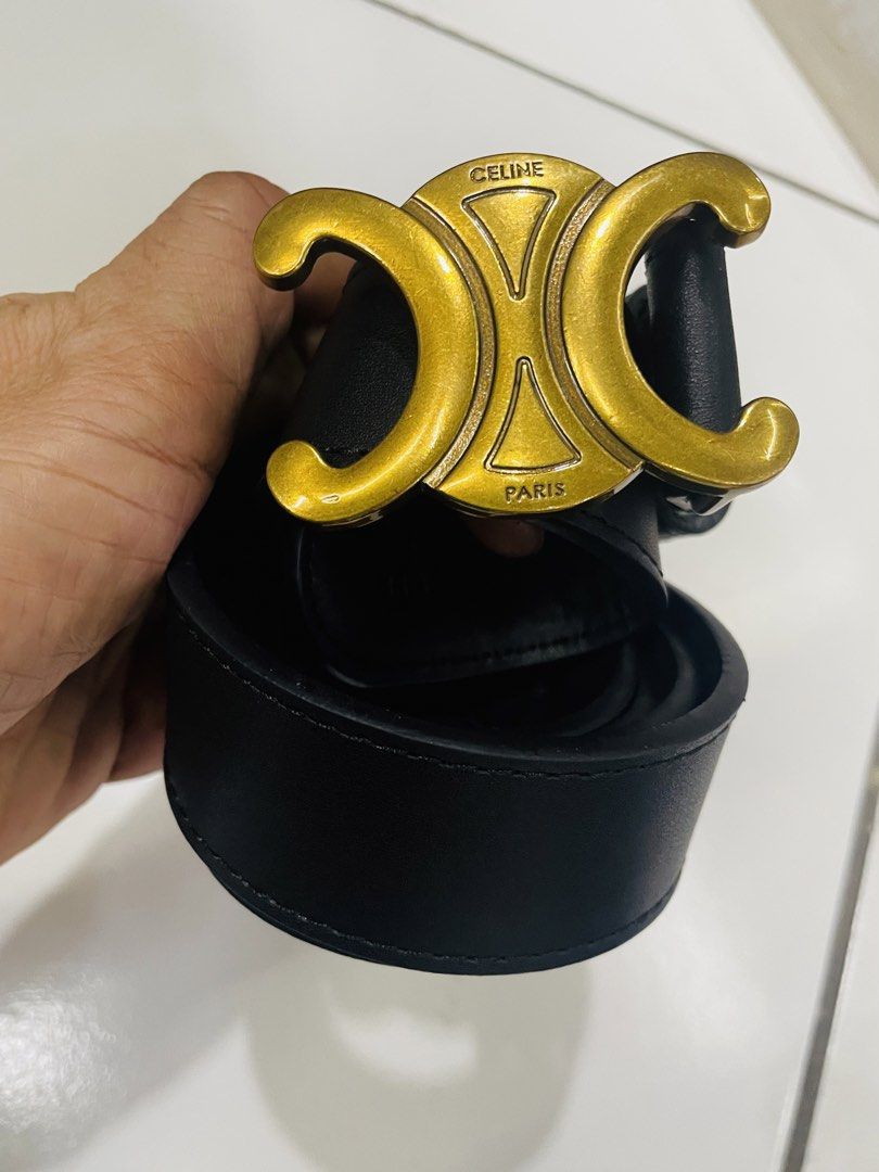 CELINE BELT LIKENEW (Category: Luxury Accessories) located in San Isidro, Davao Oriental. Submitted by ranofrehets (Listing ID 1465101635, Image 2). Description: CELINE LIKENEW BELT WITH BIG CELINE BUCKLE.