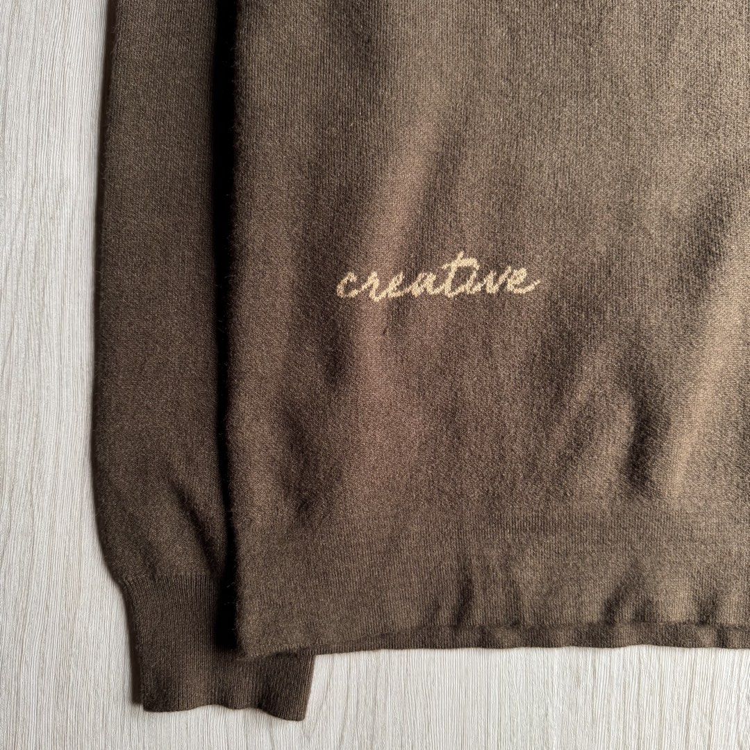 Chasecult Olive Sweater (Category: Coats, Jackets and Outerwear) located in Zamboanga. Submitted by rustic.rev (Listing ID 1465165884, Image 3). Description: Chasecult Olive Sweater Like new condition Tagged: 100 fits M/L Actual Measurements: Pit to pit: 22” Length: 29” Shoulders: 20” Sleeves length: 26”.