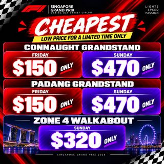 Cheapest F1 tickets on carousell 收藏品 2