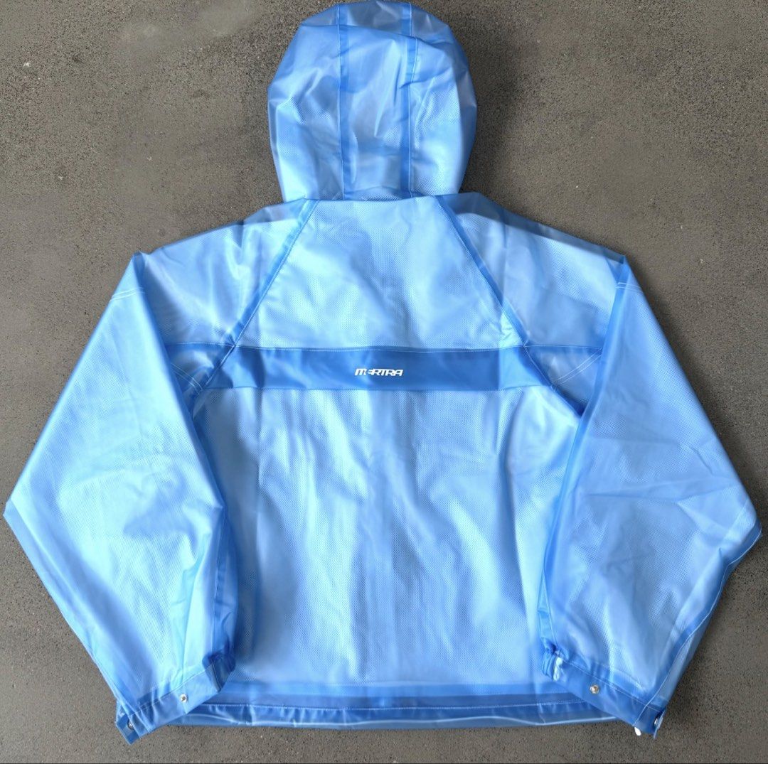 💯CHEAPEST💯 TRANSLUCENT JACKET (Category: Coats, Jackets and Outerwear) located in Singapore. Submitted by billsells (Listing ID 1465105321, Image 6). Description: 🚨 NEW DROP ALERT 🚨 The Mertra Translucent Windbreaker is officially live! 💨✨ Upgrade your outerwear game with these ultra-clean translucent colorways featuring signature Mertra chest logo branding and contrast paneling 🔥 🎨 Colorways Available: • Electric Blue 💙 • Mauve / Purple 