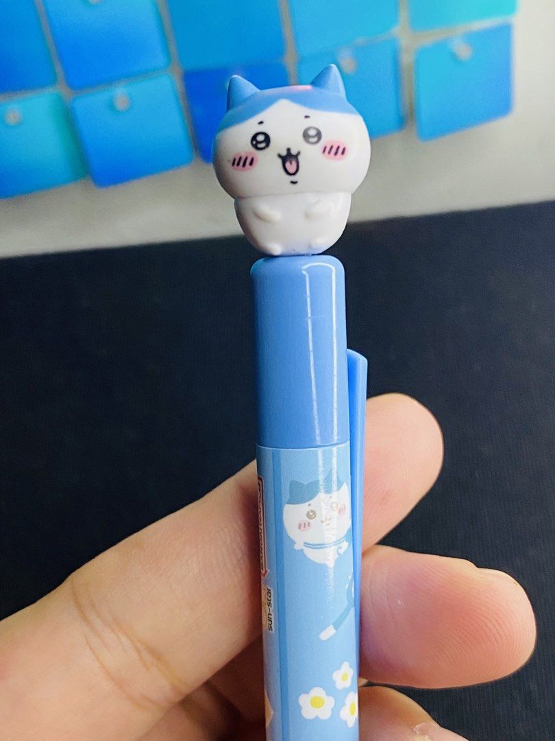 Chiikawa Hachiware Ballpen (Category: Character Goods) located in Manila. Submitted by kawaii_omocha_est2020 (Listing ID 1465124875, Image 2). Description: Working. ✅ Mine Now, Pay Now ✅ Please check all photos for complete details. ✅ Please manage your expectations, most items are preloved and not for those who are sensitive about condition. ✅ Actual color may vary due to lighting conditions. ✅ Due to limited reply quota, I will only entertain s