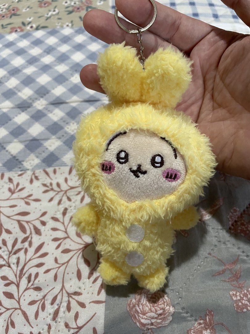 Chikawa yellow plush bag charm (Category: Plushies & Soft Toys) located in Quezon City. Submitted by sylviafindsph (Listing ID 1465045000, Image 1). Description: 💛brand new 💛on hand, Ship via lalamove or jnt 💛NO COD , item must be fully paid before pick up 💛you may read reviews for seller authenticity Reminders: 📎 Please manage your expectations for used/vintage items. 📎 Prices listed are final. However we offer additional discount or freeb