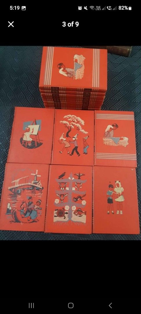 Childcraft The How and Why Library Complete 15 Volume Set (Category: Children's Books) located in Taguig. Submitted by thrifthub.ph (Listing ID 1465011063, Image 3). Description: Complete 15-volume vintage Childcraft set in red clothbound hardcovers with gold lettering. Covers stories, science, art, and more. Sturdy and well-maintained—perfect for nurseries or bookshelves. DM for interested buyer!!.