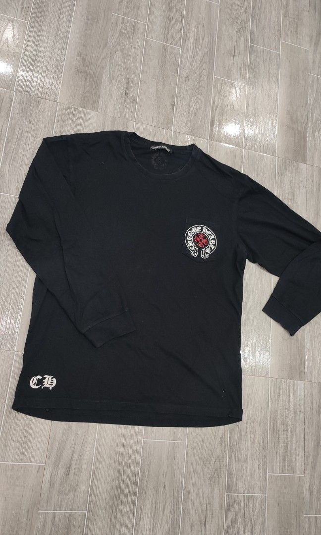 CHROME HEARTS (Category: Longsleeves) located in Manila. Submitted by fhilbelensoncuenco09 (Listing ID 1465079242, Image 2). Description: CHROME HEARTS LONG SLEEVE EXELENT CONDITION COLOR RATE/ CONDITION - 9.6/10 L26 W20 1500.