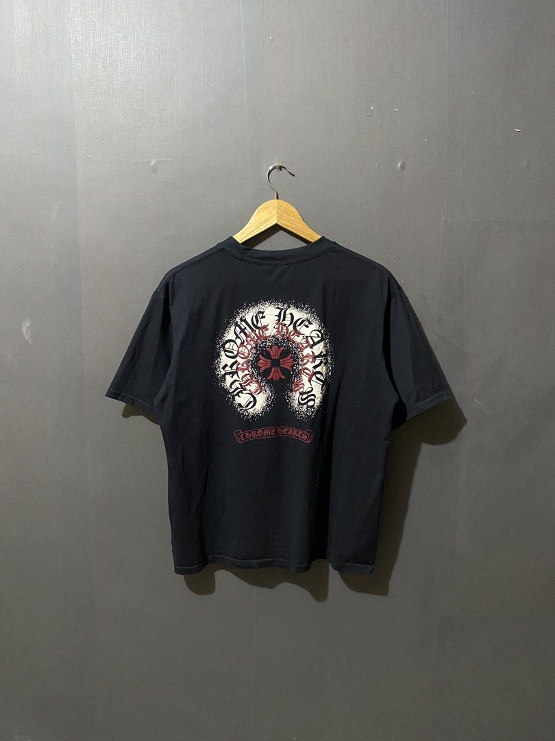 CHROME HEARTS SHIRT (Category: Tshirts & Polo Shirts ) located in Angeles City. Submitted by tianthrifts_ (Listing ID 1465035122, Image 2). Description: WTS! CHROME HEARTS SHIRT MEDIUM WIDTH: 21 LENGTH: 24 COLOR RATE: 9.8/10 CONDITION: 9.8/10 450.
