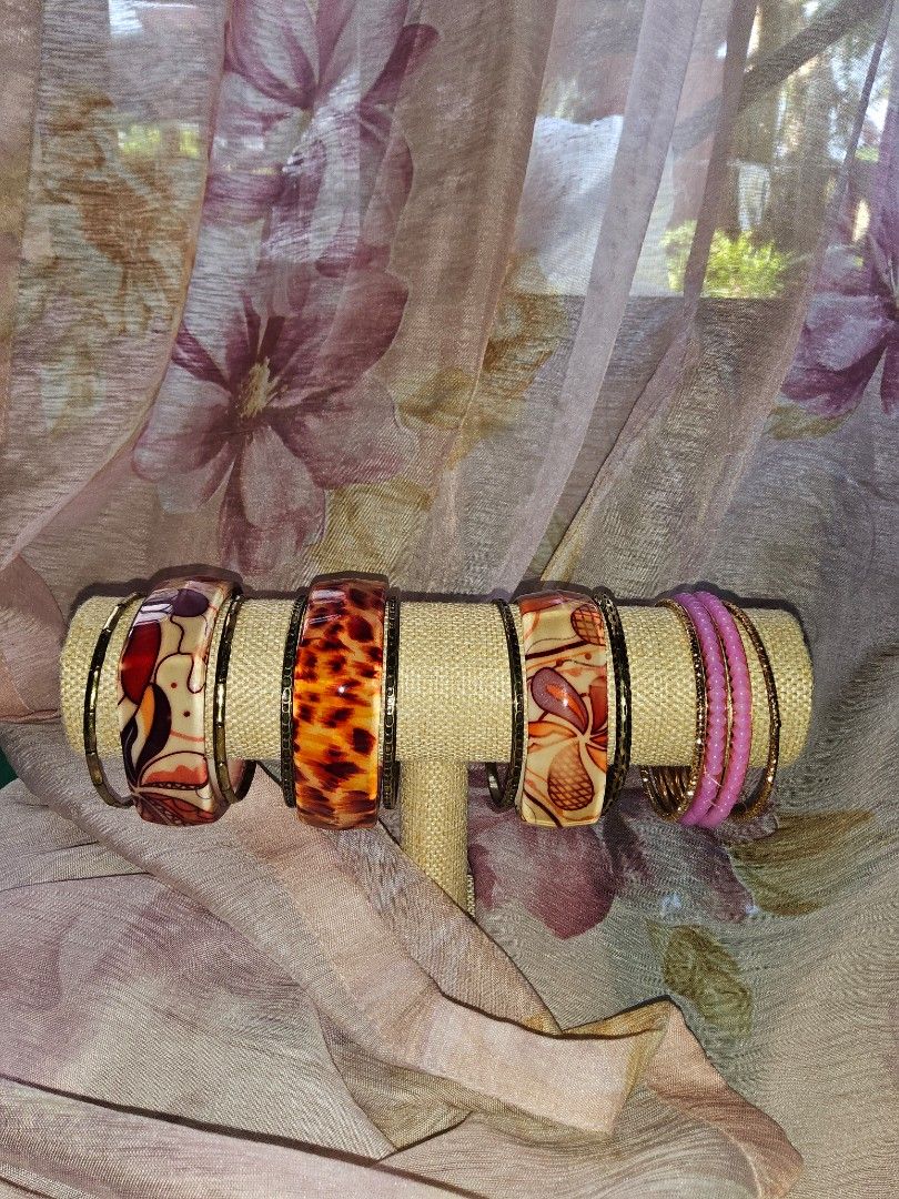 Chunky Y2K Goth Whimsy Set Esoteric Bangles (Category: Bracelets) located in Taguig. Submitted by ynascorner_ (Listing ID 1458675682, Image 2). Description: all available and thrifted! 📍taguig.