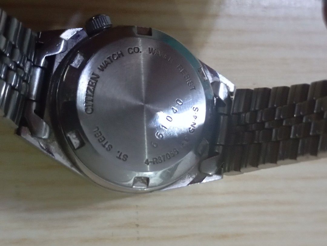 Citizen automatic (Category: Women's Watches) located in Las Pinas. Submitted by quick_deals_great_finds2 (Listing ID 1465080408, Image 3). Description: Original good working condition 25mm small fits wrist 6.5 inches.