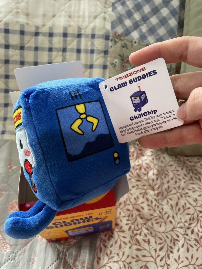 Claw Buddies blue chill chip Timezone plush bag charm (Category: Plushies & Soft Toys) located in Quezon City. Submitted by sylviafindsph (Listing ID 1464987656, Image 2). Description: 💙Brand new with tag with open box 💙on hand, Ship via lalamove 💙NO COD , item must be fully paid before pick up 💙you may read reviews for seller authenticity Reminders: 📎 Please manage your expectations for used/vintage items. 📎 Prices listed are final. Howeve