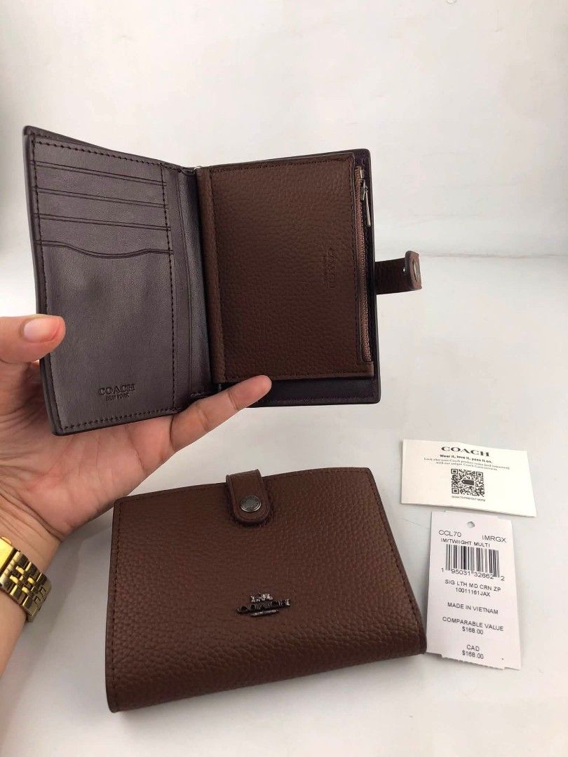 Coach 2in1 Wallet in Brown (Category: Wallets & Card holders) located in Quezon City. Submitted by bagsboutiqueph (Listing ID 1465168123, Image 2). Description: LAST PRICE POSTED. LIMITED STOCKS! BRANDNEW WITH INCLUSIONS. COLOR MAY SLIGHTLY VARY IN ACTUAL DUE TO LIGHTING AND CAMERA SETTING. OTHER PHOTOS WILL BE SEND DURING PURCHASE AND FOR SURE BUYERS ONLY. WHEN IN DOUBT, DO NOT ORDER. THANK YOU..