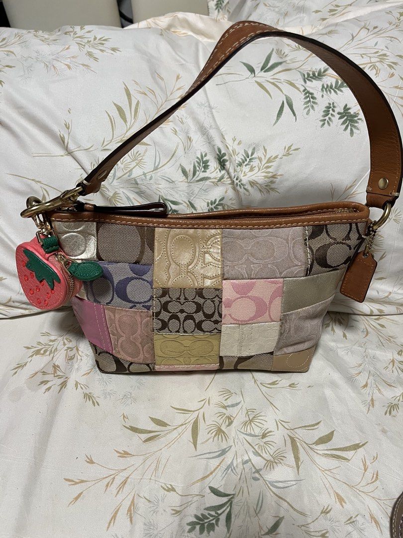 Coach Bundle Set (Category: Shoulder Bags) located in Cabanatuan. Submitted by designerdepot.c (Listing ID 1465064517, Image 2). Description: - Bundle of 3 authentic Coach signature Y2K bags - Includes patchwork baguette - Light blue signature canvas shoulder bag - Lavender buckle shoulder bag - Features iconic monogram canvas patterns and patent leather trim - Ideal for daily wear or vintage collection -drop offers.