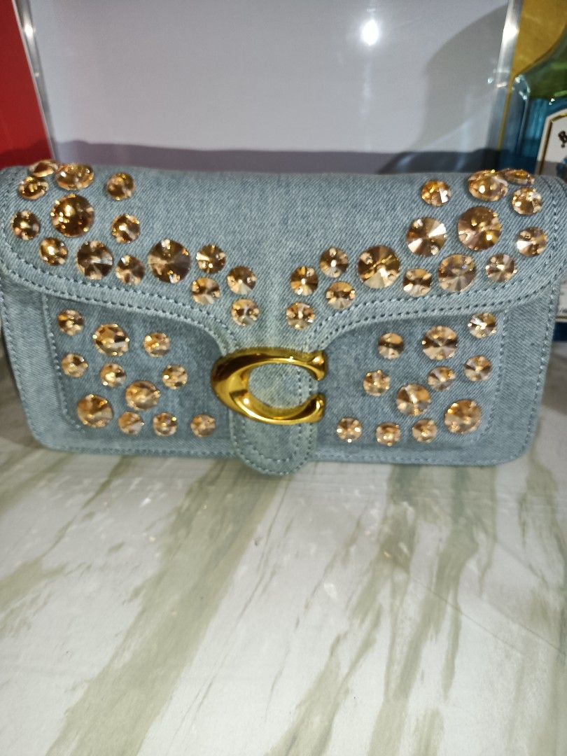 Coach Crystal Embellished Crossbody Bag (Category: Cross-body Bags) located in Bolinao. Submitted by shayne_0215 (Listing ID 1465026365, Image 2). Description: - Bought online, M!rr0r ¢0p¥ - Selling it for the price I bought it - Never been used - Last Price Posted with Free Shipping Nationwide - Deal Now, Pay Now - MOP: GCASH.
