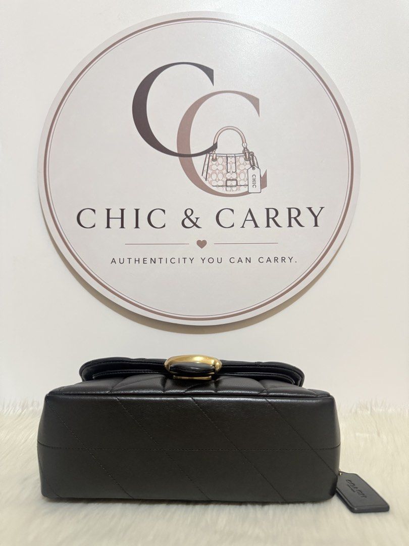 Coach Quilted Tabby 20 - Black (Category: Luxury Bags & Wallets) located in Quezon City. Submitted by chicandcarry.ph (Listing ID 1465025130, Image 3). Description: ✨Brandnew 💯 Original Coach Bag 🤎Inclusion: Tag, cc & dustbag 📩PM for more details 📦Shipping via J&T / LBC / Flash Express 🚚Shipping fee shouldered by buyer 💳Payment first via GoTyme / Bank Transfer ✅Can send additional photos and proof of authenticity upon request.